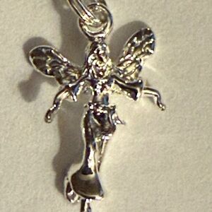 Silver Fairy Pendant Necklace